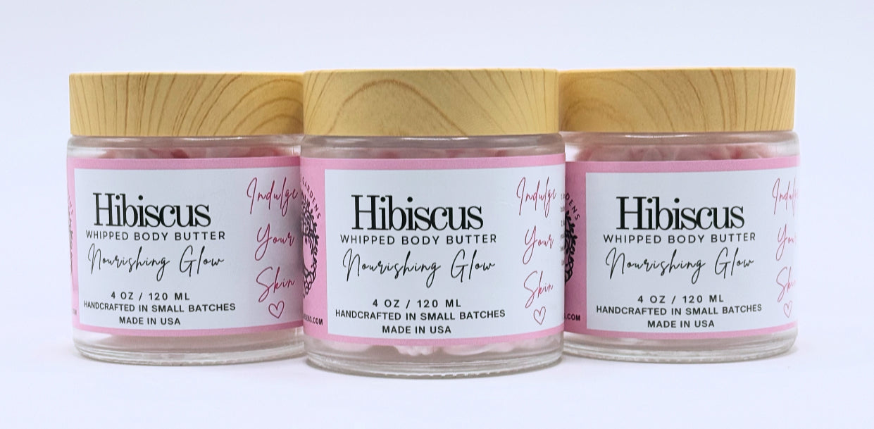 Whipped Body Butter, Hibiscus