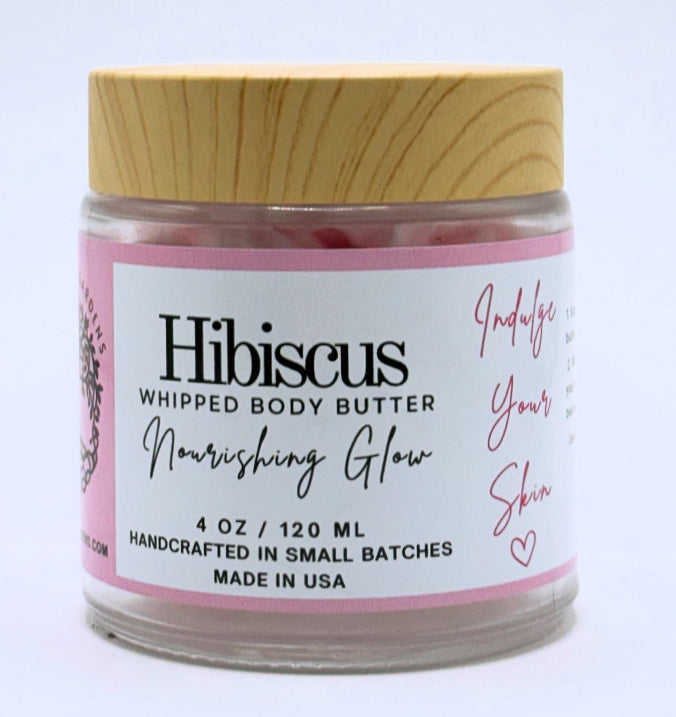 Whipped Body Butter, Hibiscus