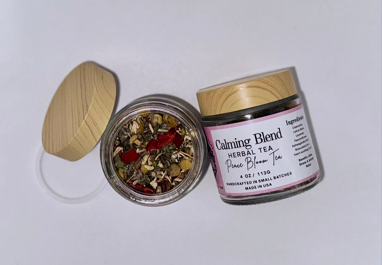 Peace Bloom β Calming Herbal Tea