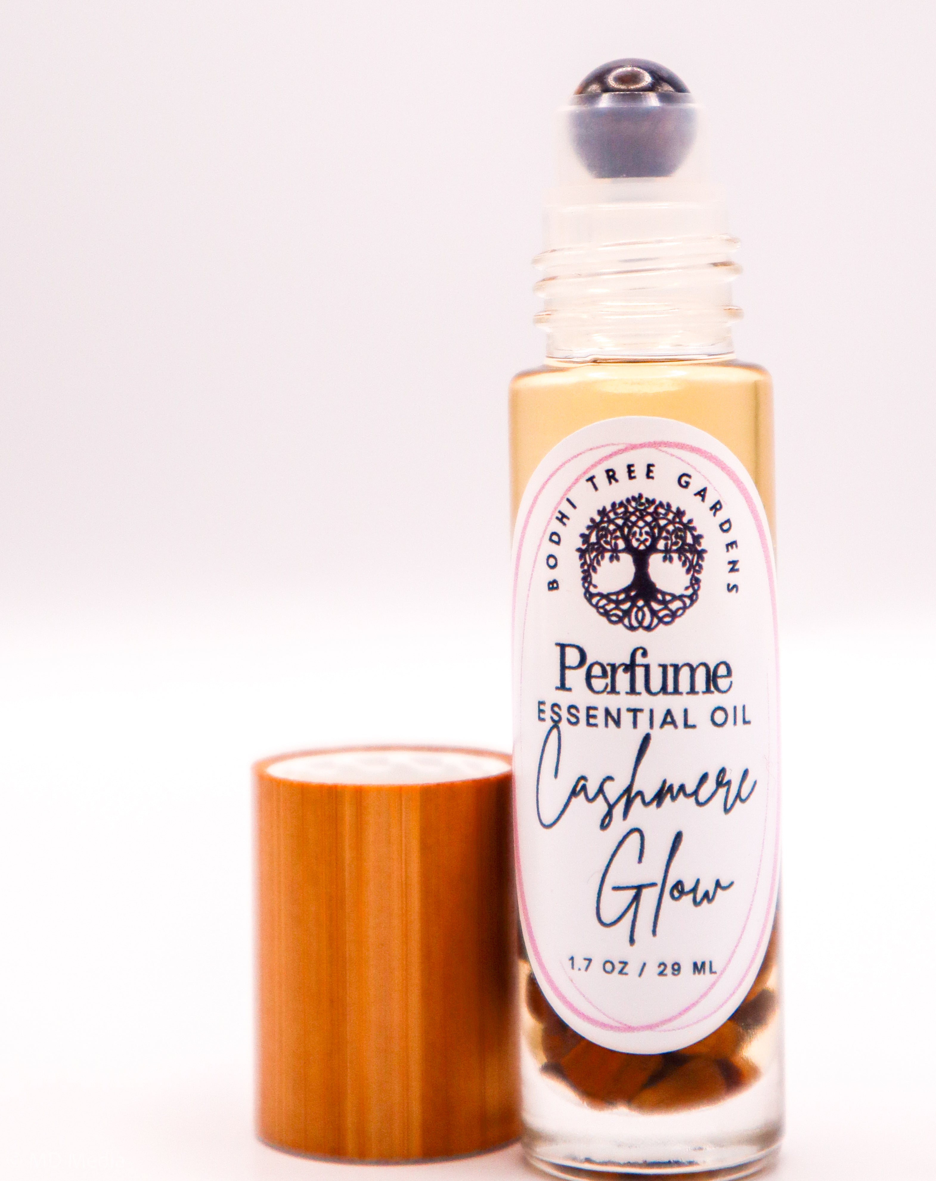 CRYSTAL INFUSED ESSENTIAL OIL PERFUME- ROLL ONS
