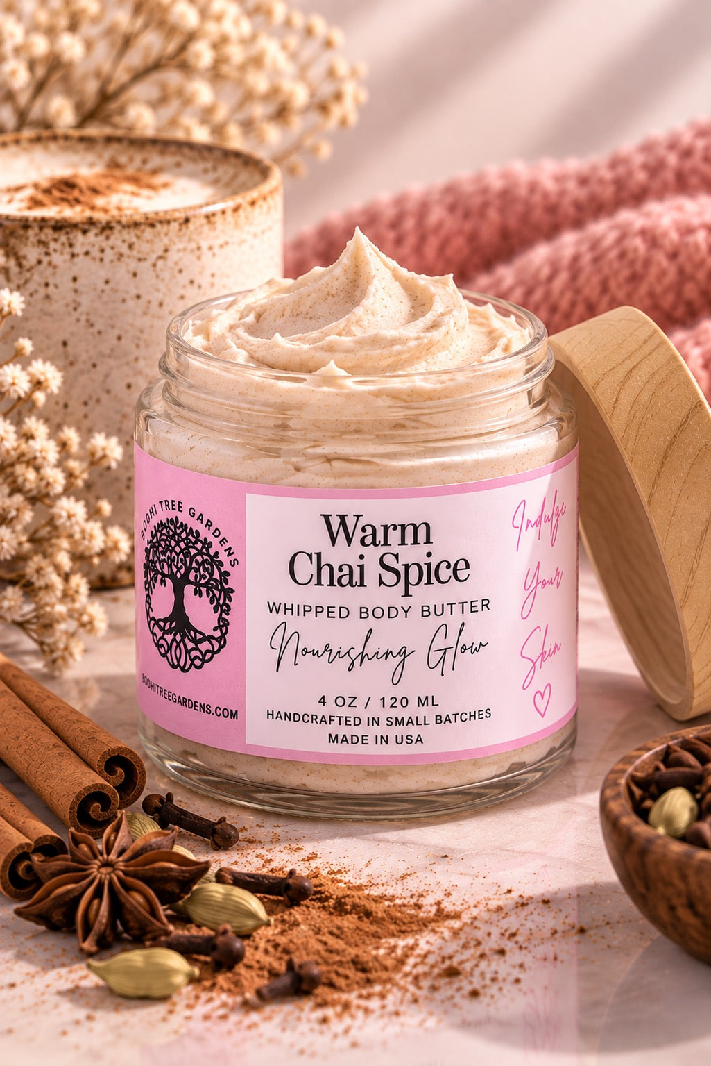 Warm Chai Spice Whipped Body Butter