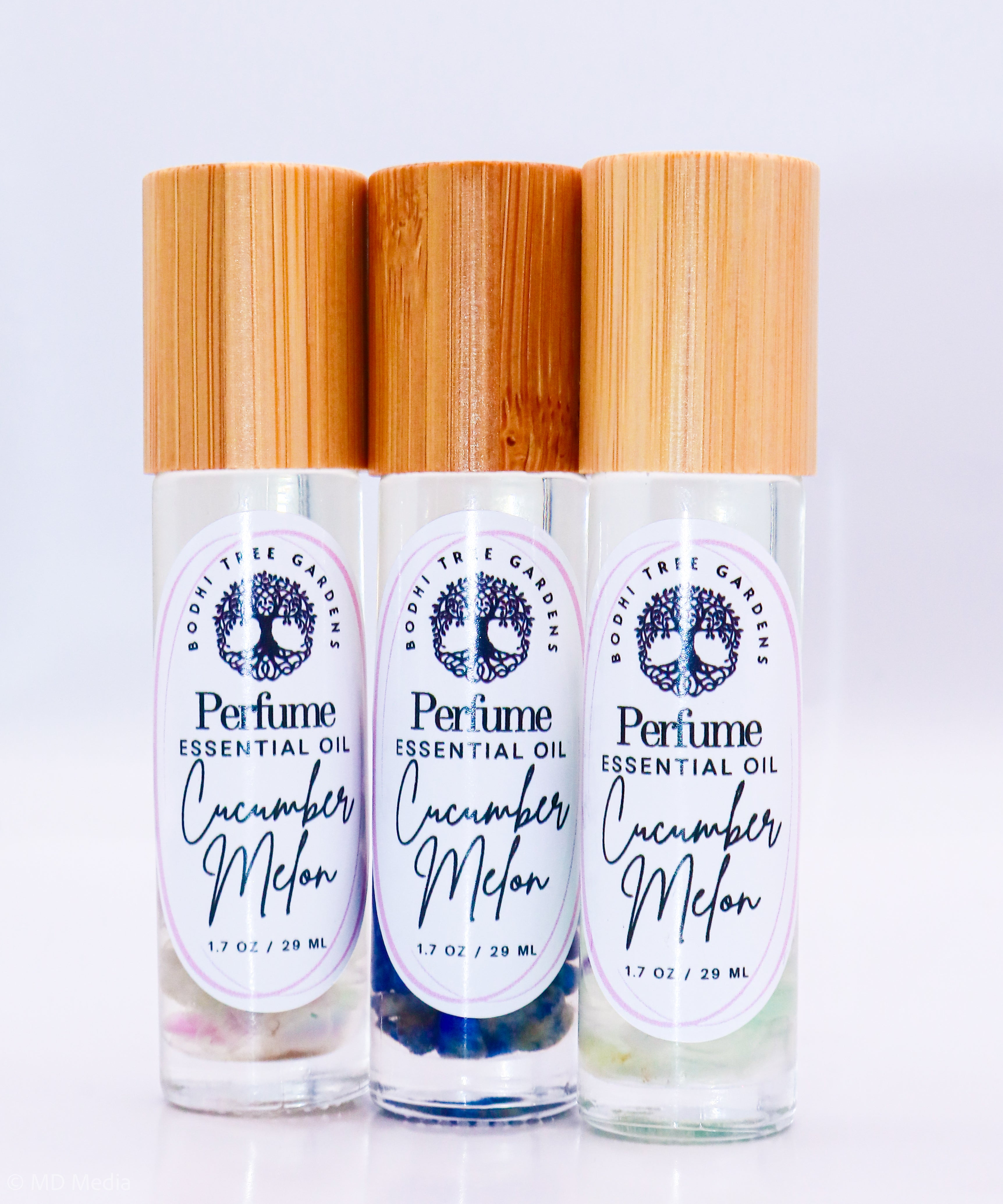 CRYSTAL INFUSED ESSENTIAL OIL PERFUME- ROLL ONS