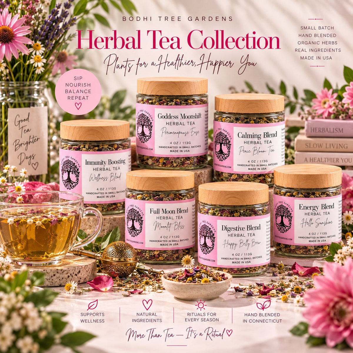 Handcrafted Tea Blends