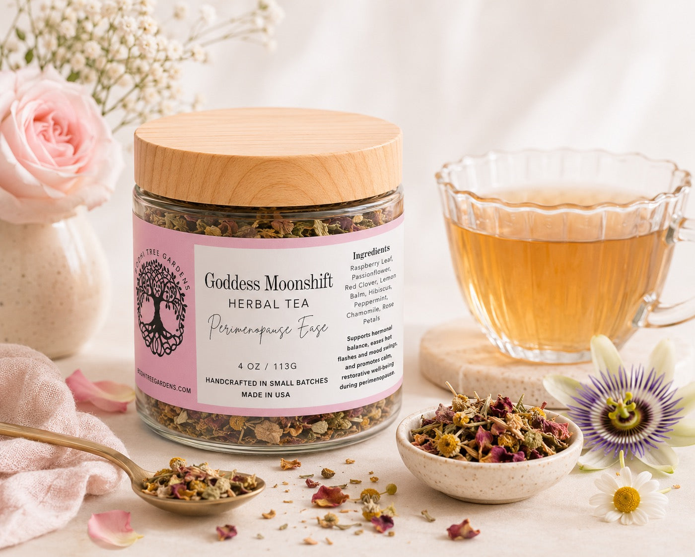 Perimenopause Ease, Goddess Moonshift Tea
