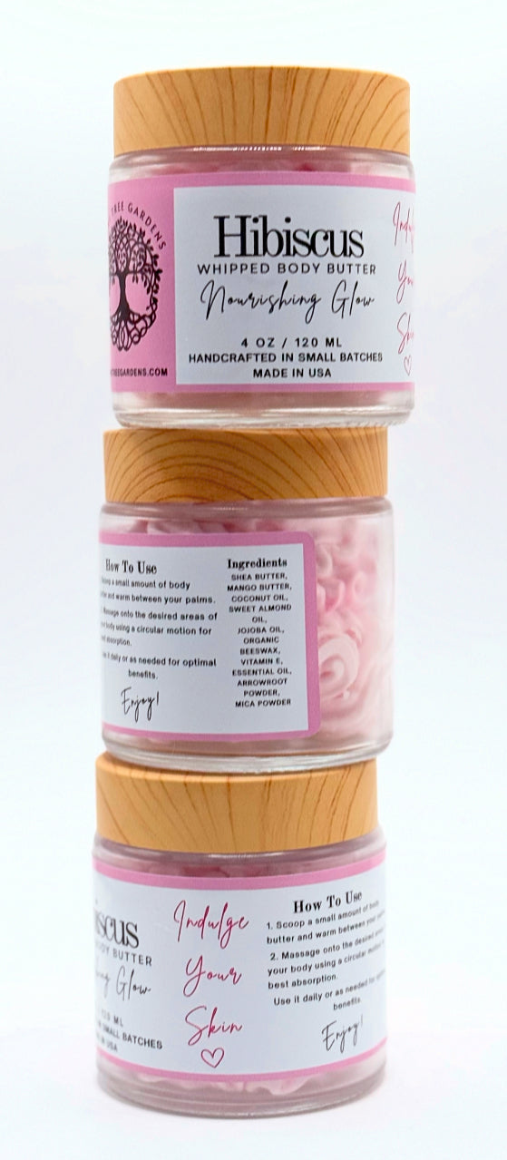 Whipped Body Butter, Hibiscus