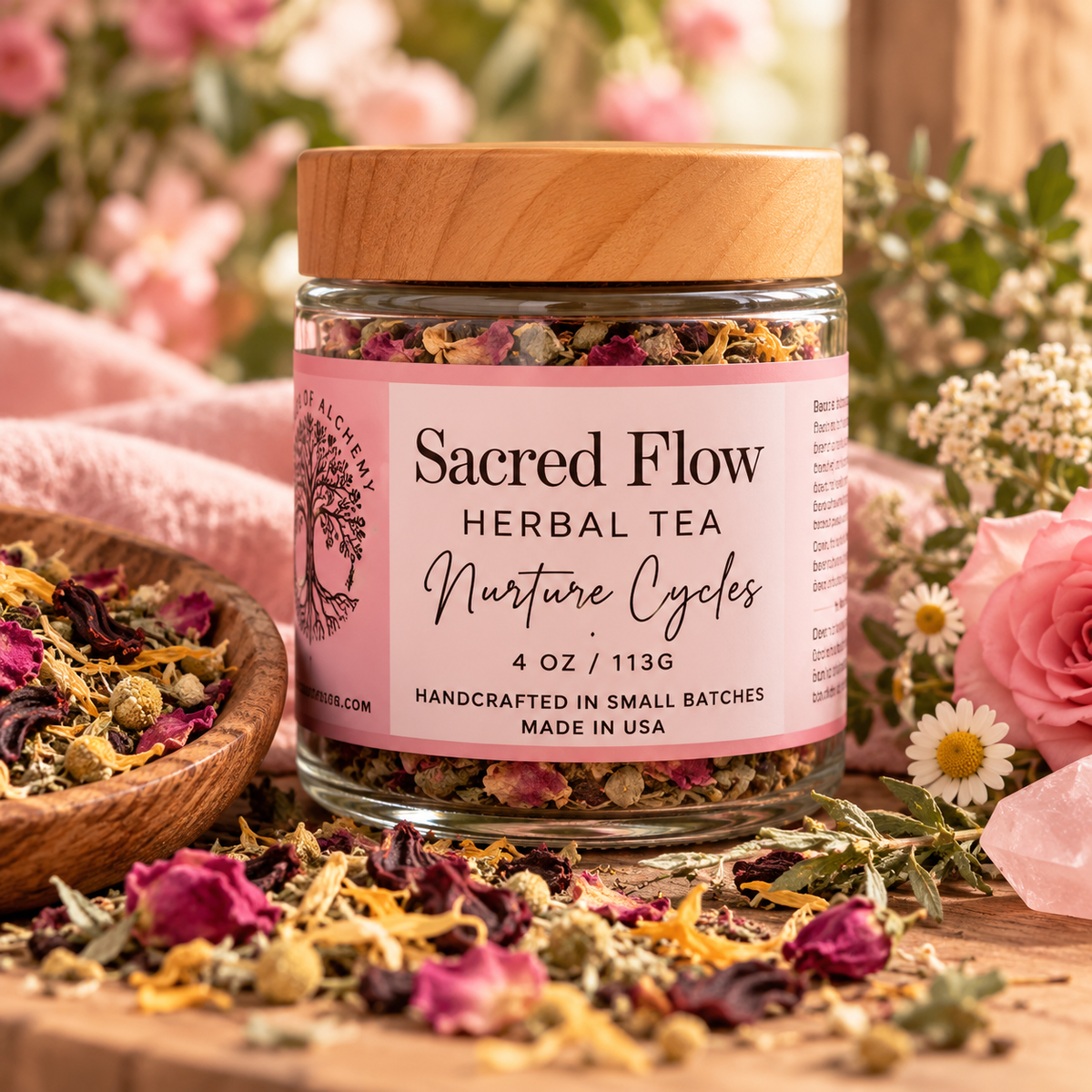 Sacred Flow, Nurture Your Cycle Herbal Tea