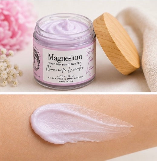 Magnesium + Arnica Botanical Whipped Body Butter