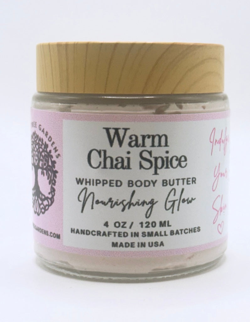 WHIPPED BODY BUTTER, WARM CHAI SPICE