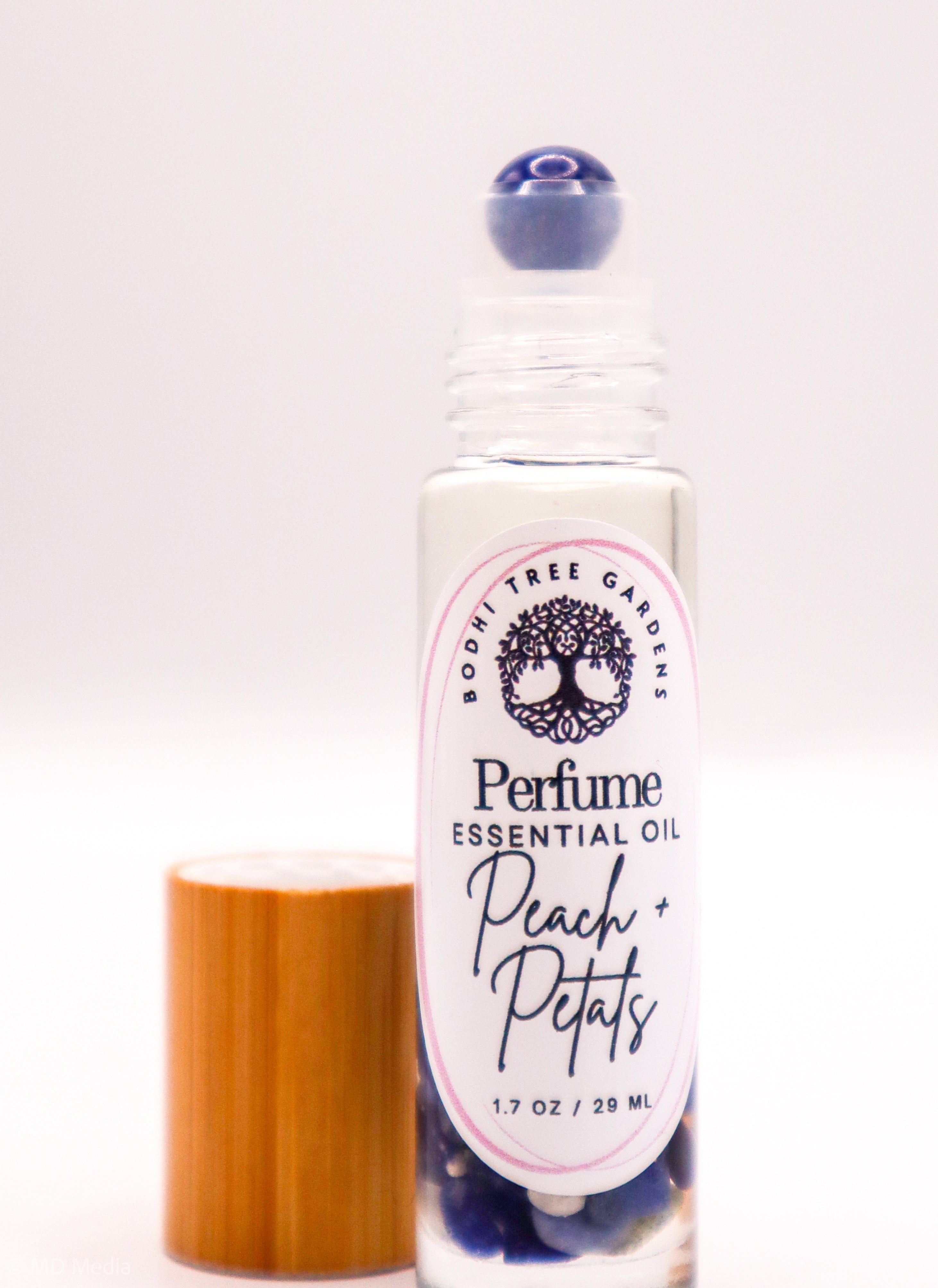 CRYSTAL INFUSED ESSENTIAL OIL PERFUME- ROLL ONS