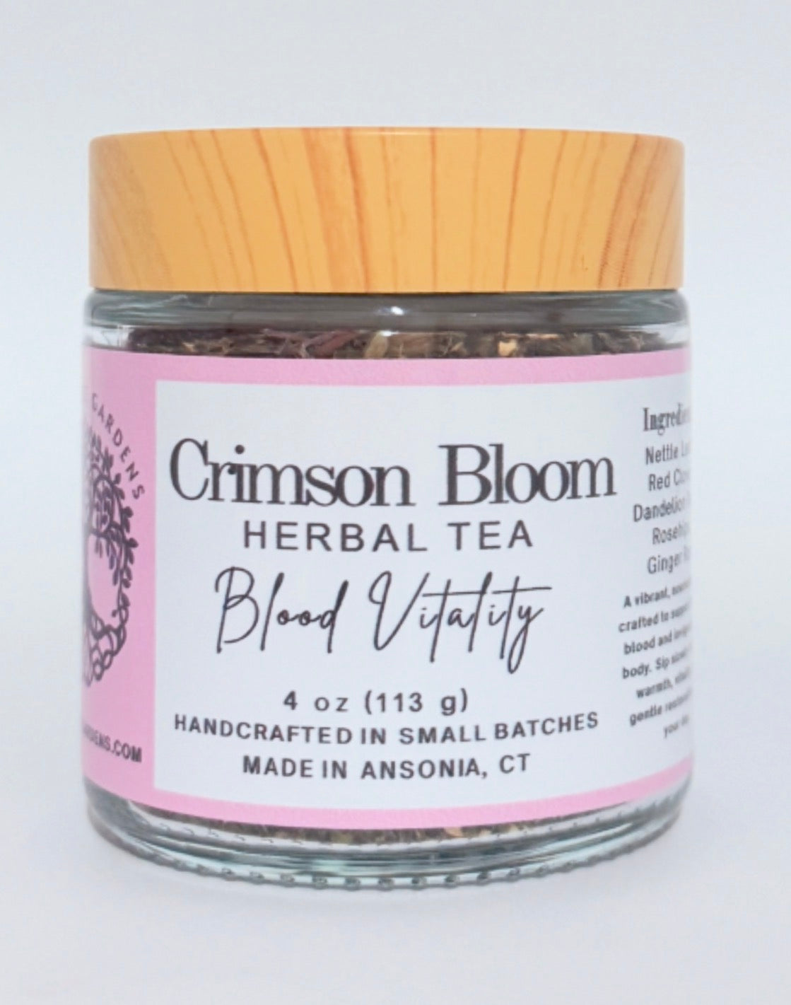 Crimson Bloom – Blood Vitality Handcrafted Tea