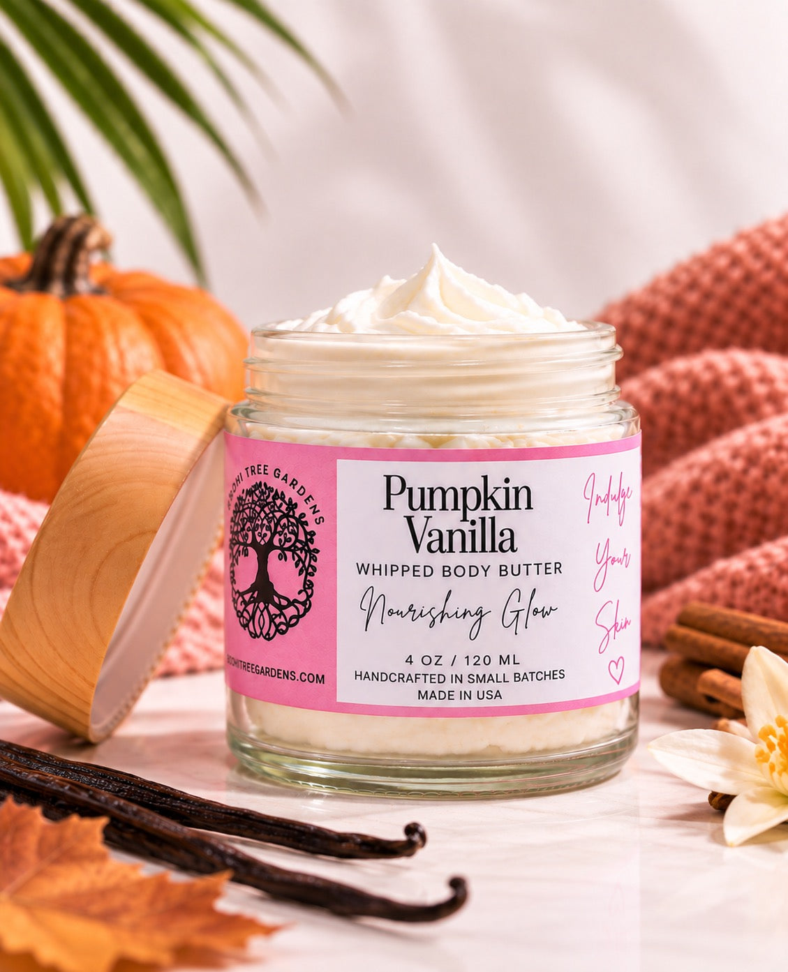 Pumpkin Vanilla Whipped Body Butter