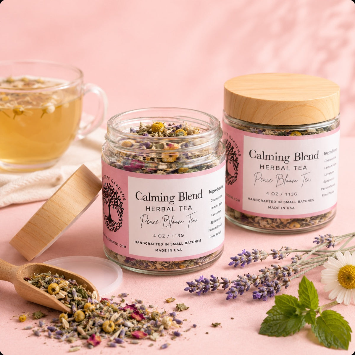 Calming, Peace Bloom Herbal Tea