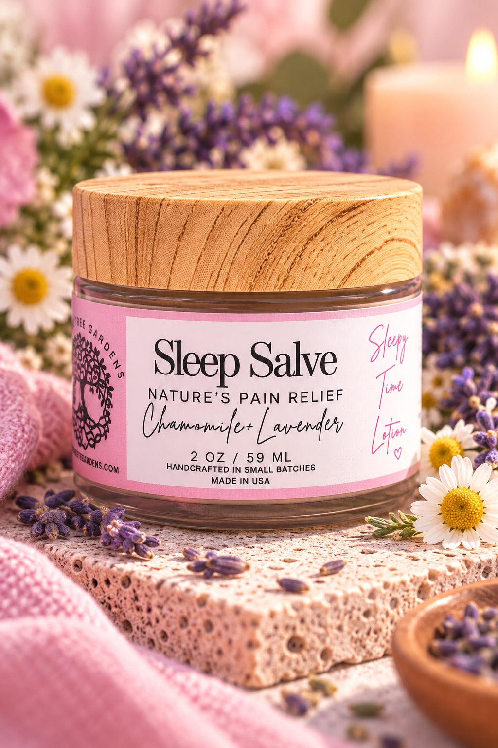 Chamomile + Lavender Sleep Salve