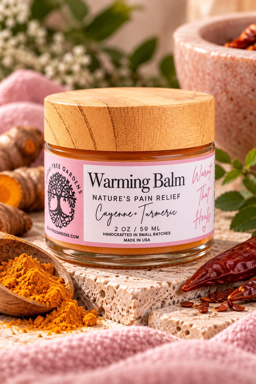 Cayenne + Turmeric Warming Balm