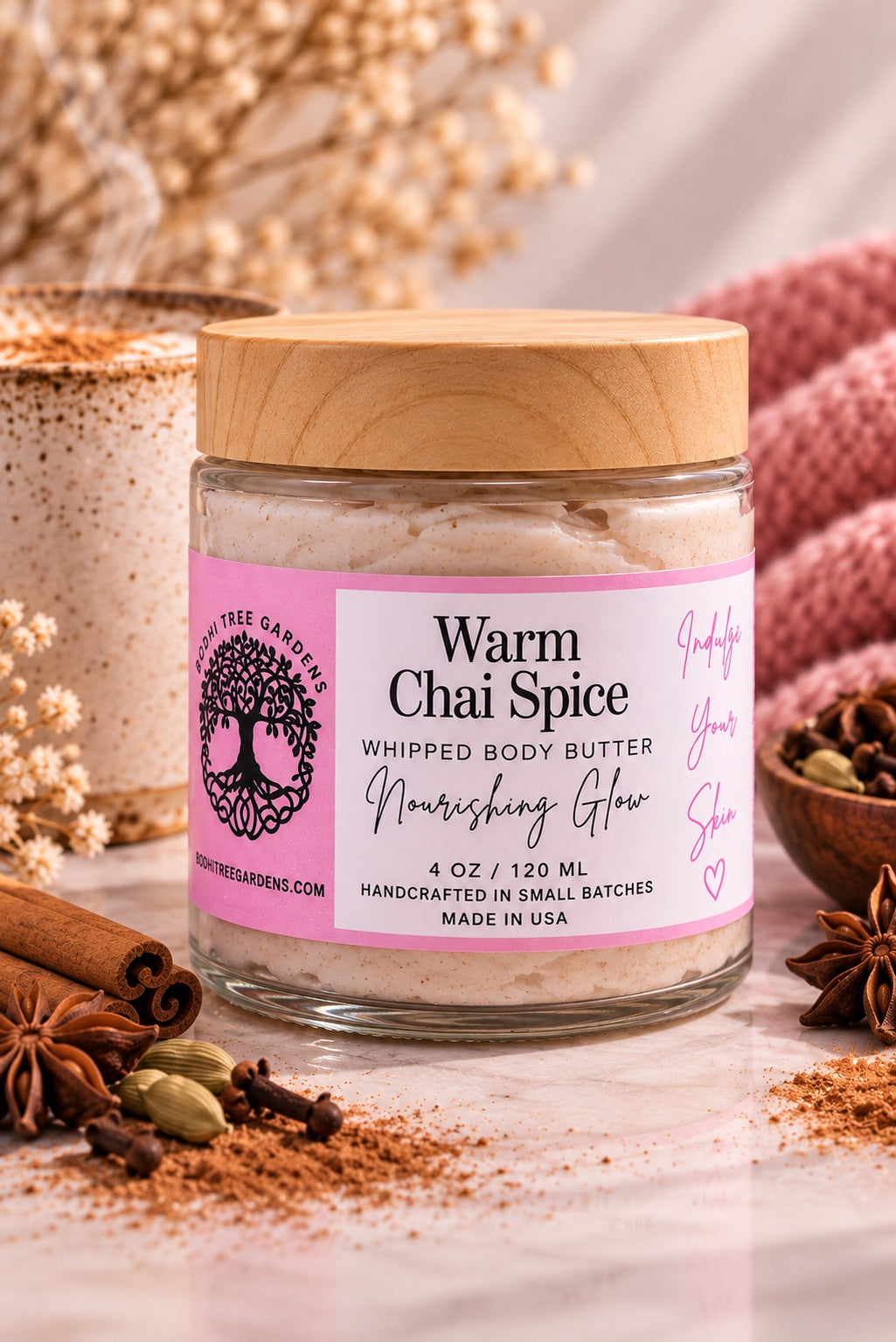 Warm Chai Spice Whipped Body Butter