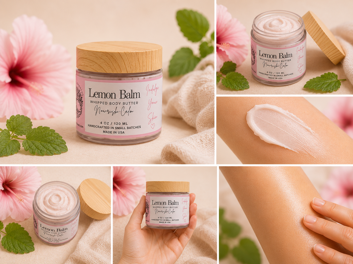 Lemon Balm Whipped Body Butter