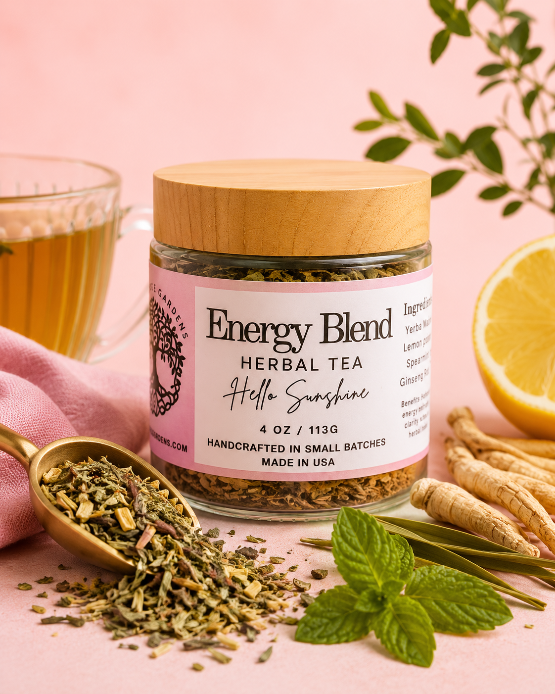 Energy, Hello Sunshine Herbal Tea