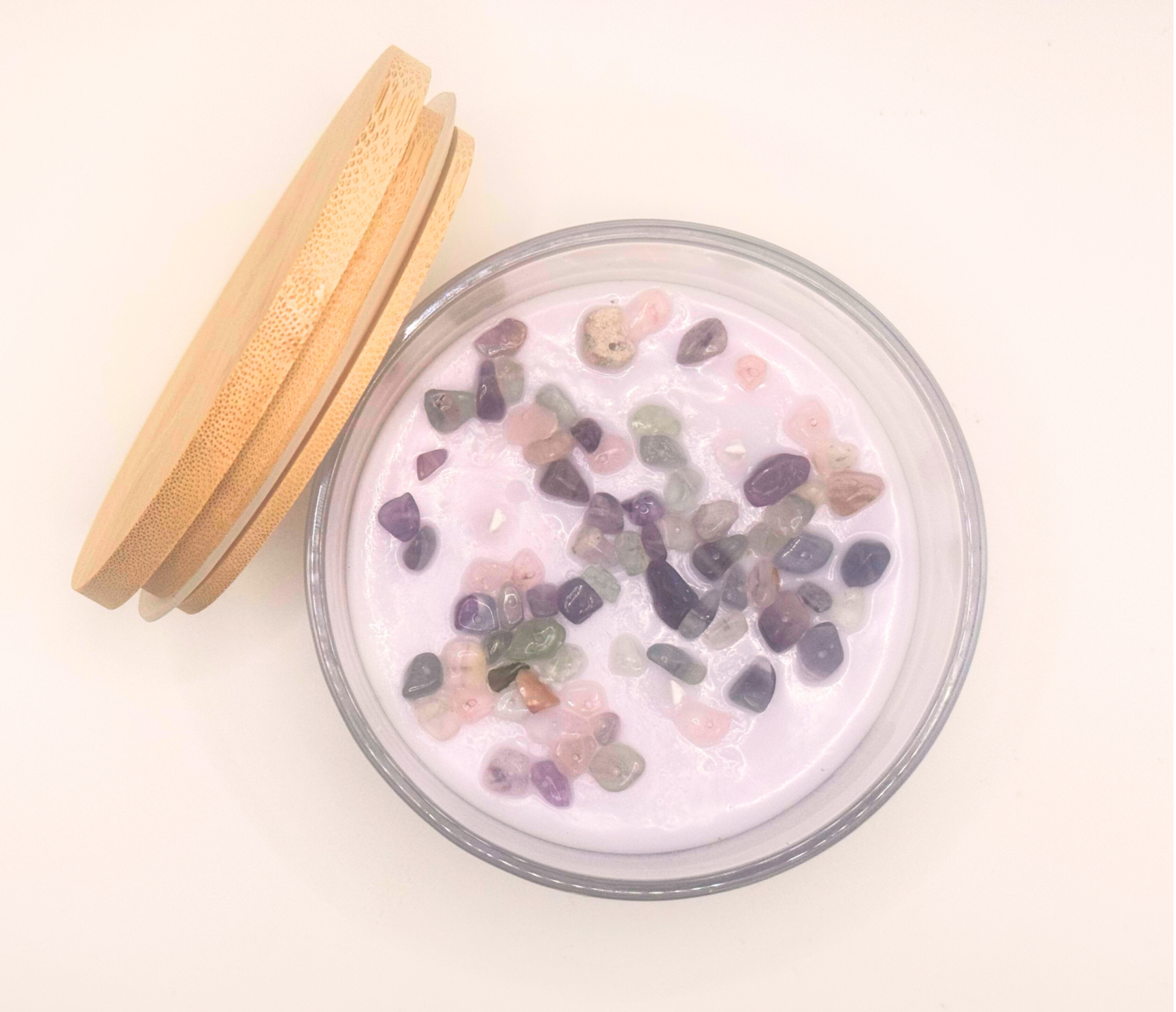 Balance Intention Crystal Candle with Bracelet Kit